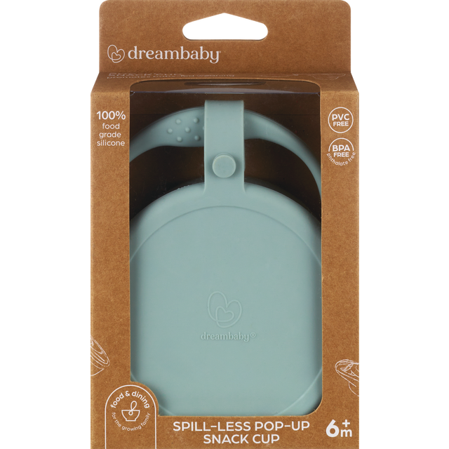 slide 1 of 1, Dreambaby Pop-Up Snack Cup, 1 ct