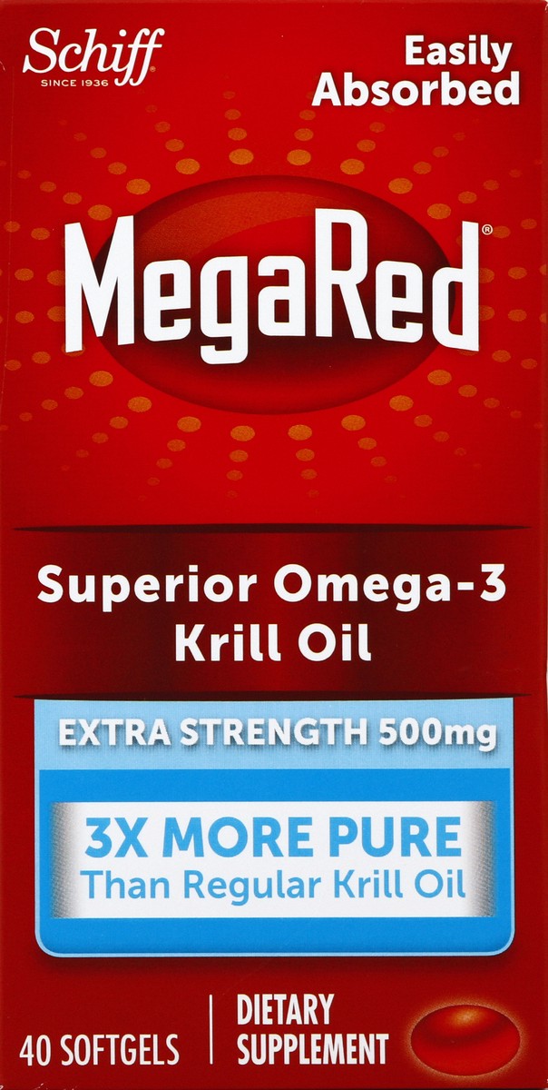 slide 4 of 7, MegaRed Krill Oil 40 ea, 40 ct