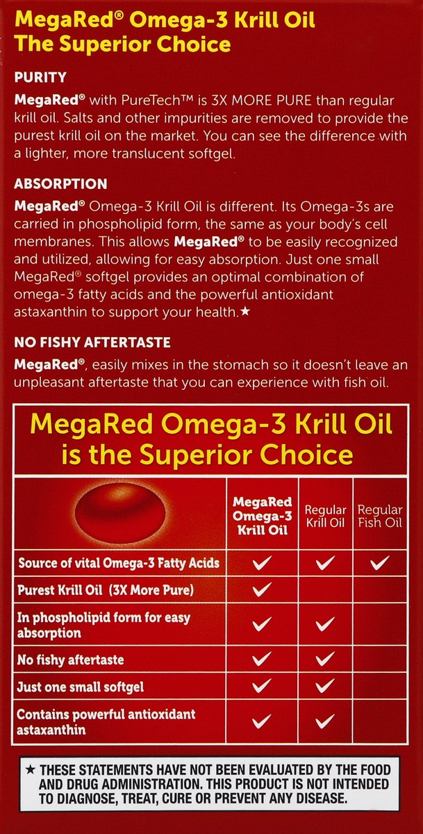 slide 7 of 7, MegaRed Krill Oil 40 ea, 40 ct