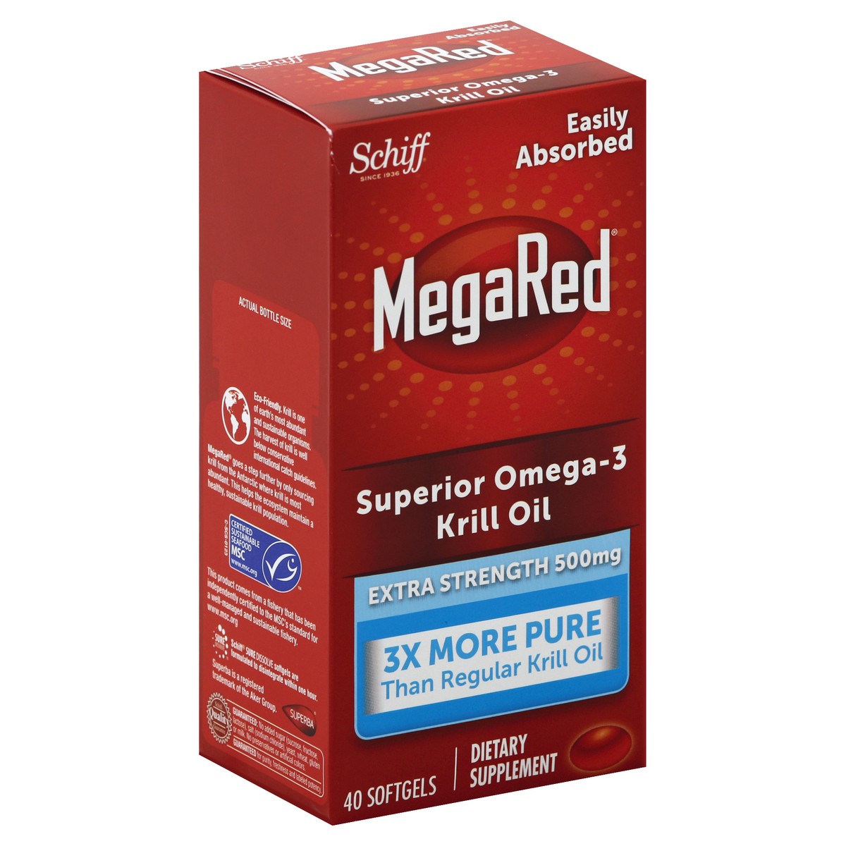 slide 2 of 7, MegaRed Krill Oil 40 ea, 40 ct