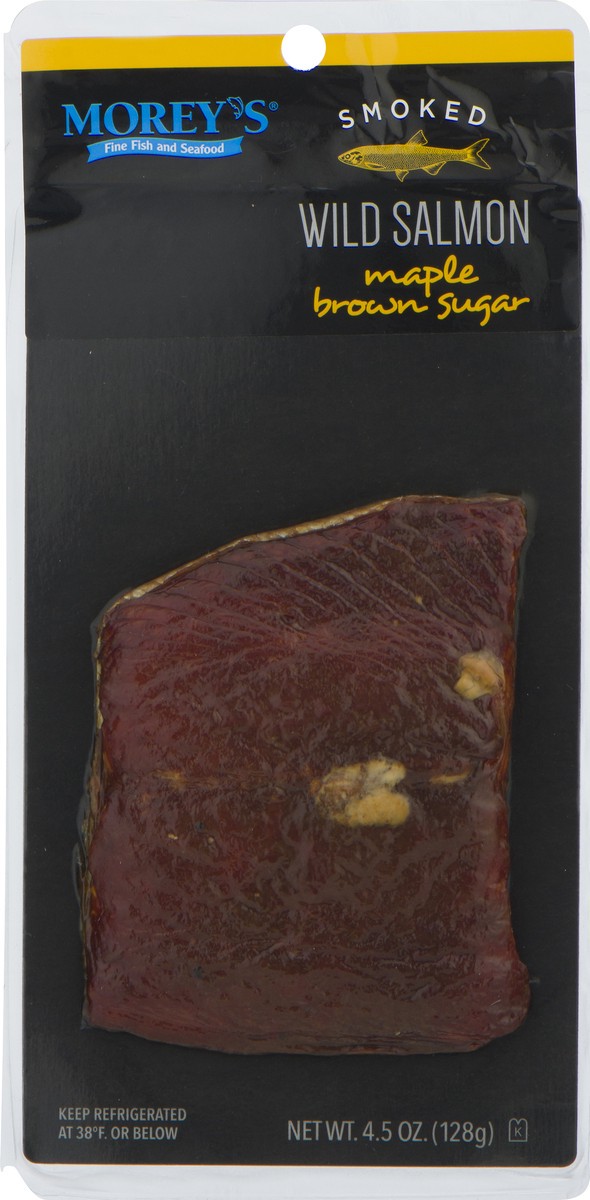 slide 4 of 7, Morey's Smoked Maple Brown Sugar Wild Salmon 4.5 oz, 4.5 oz