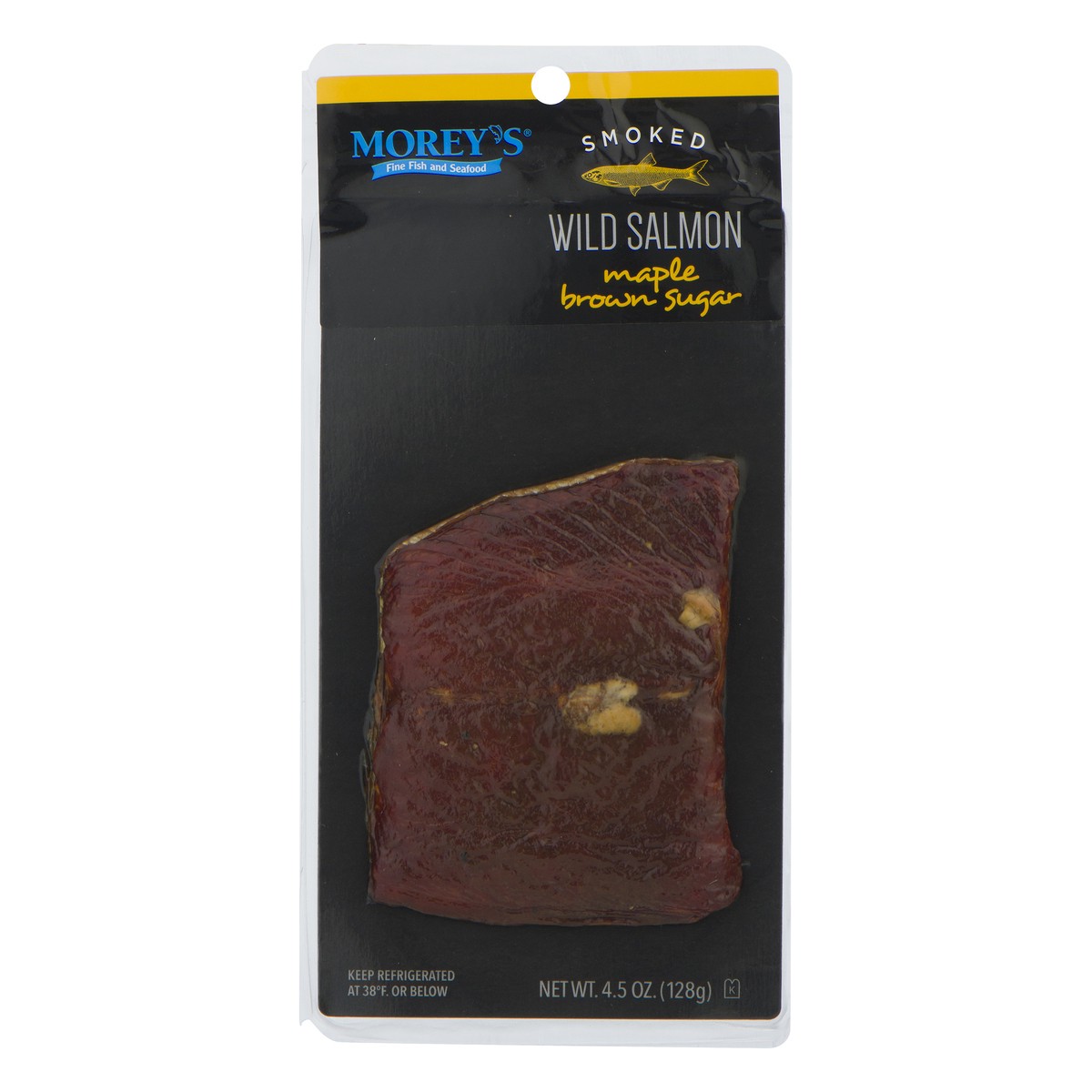 slide 1 of 7, Morey's Smoked Maple Brown Sugar Wild Salmon 4.5 oz, 4.5 oz