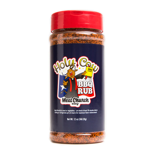 slide 1 of 1, Meat Church BBQ Holy Cow BBQ Rub 12 oz, 12 oz