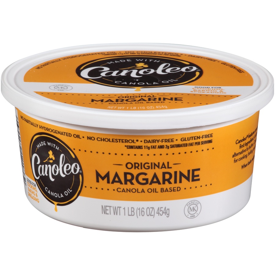 slide 1 of 6, Canoleo 100% Canola Margarine, Premium, 16 oz