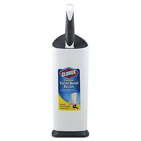 slide 1 of 1, Clorox Toilet Bowl Brush Covered - Each, 1 ct