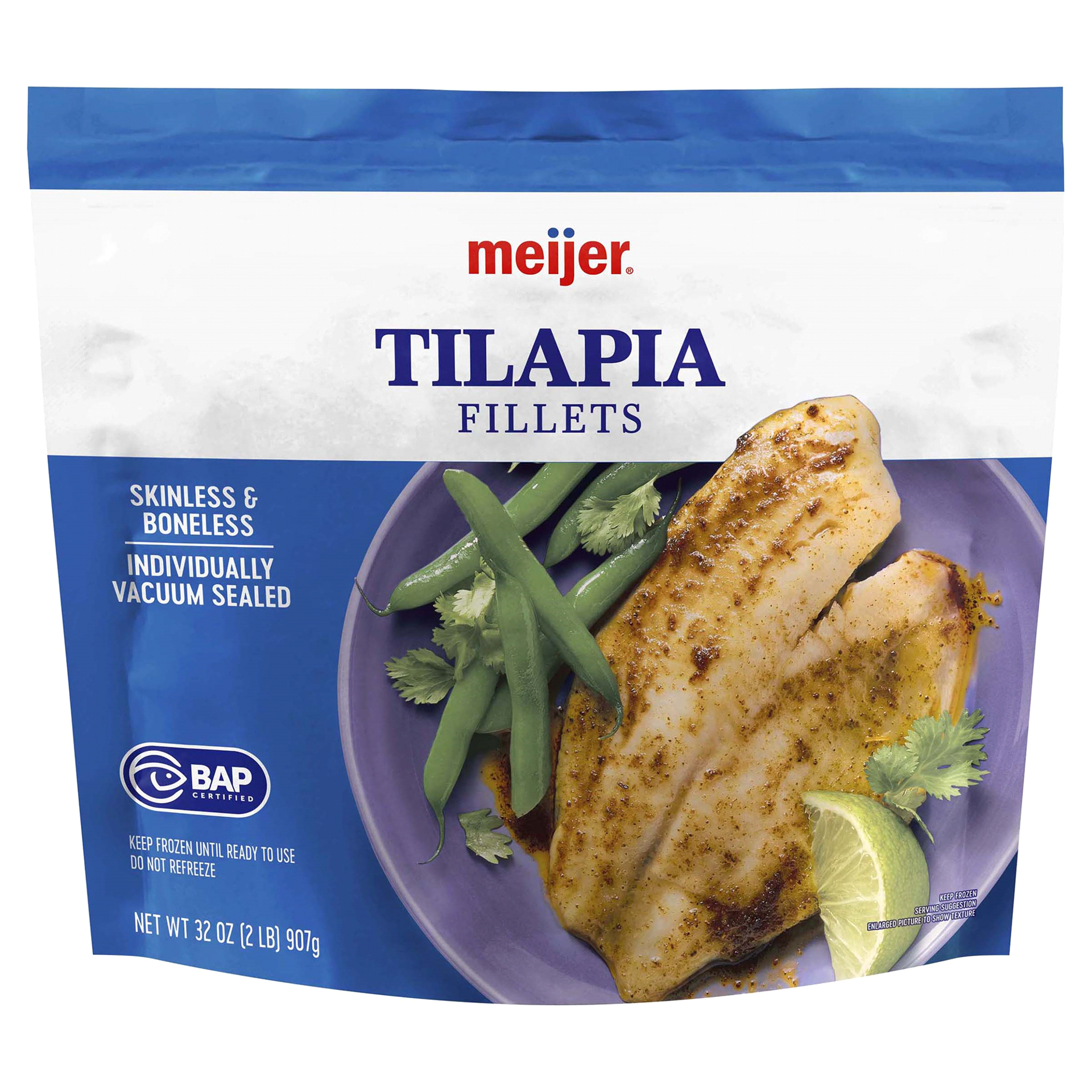 slide 1 of 5, Meijer Tilapia 2 lb, 2 lb