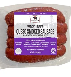 Wagyu-X Queso Smoked Sausage