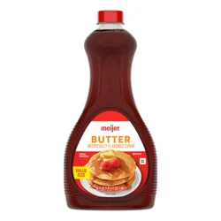 Meijer Butter Flavored Syrup, 36 oz