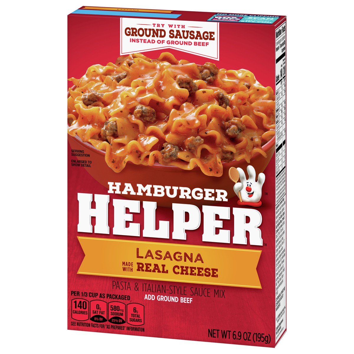 slide 9 of 13, Hamburger Helper, Lasagna, 6.9 oz box, 6.9 oz