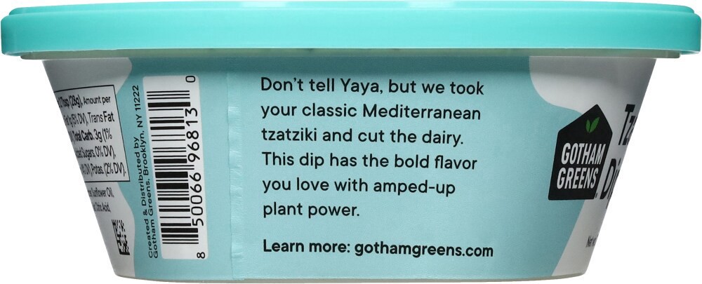 slide 2 of 5, Gotham Greens Tzatziki Dip 7 oz, 7 oz