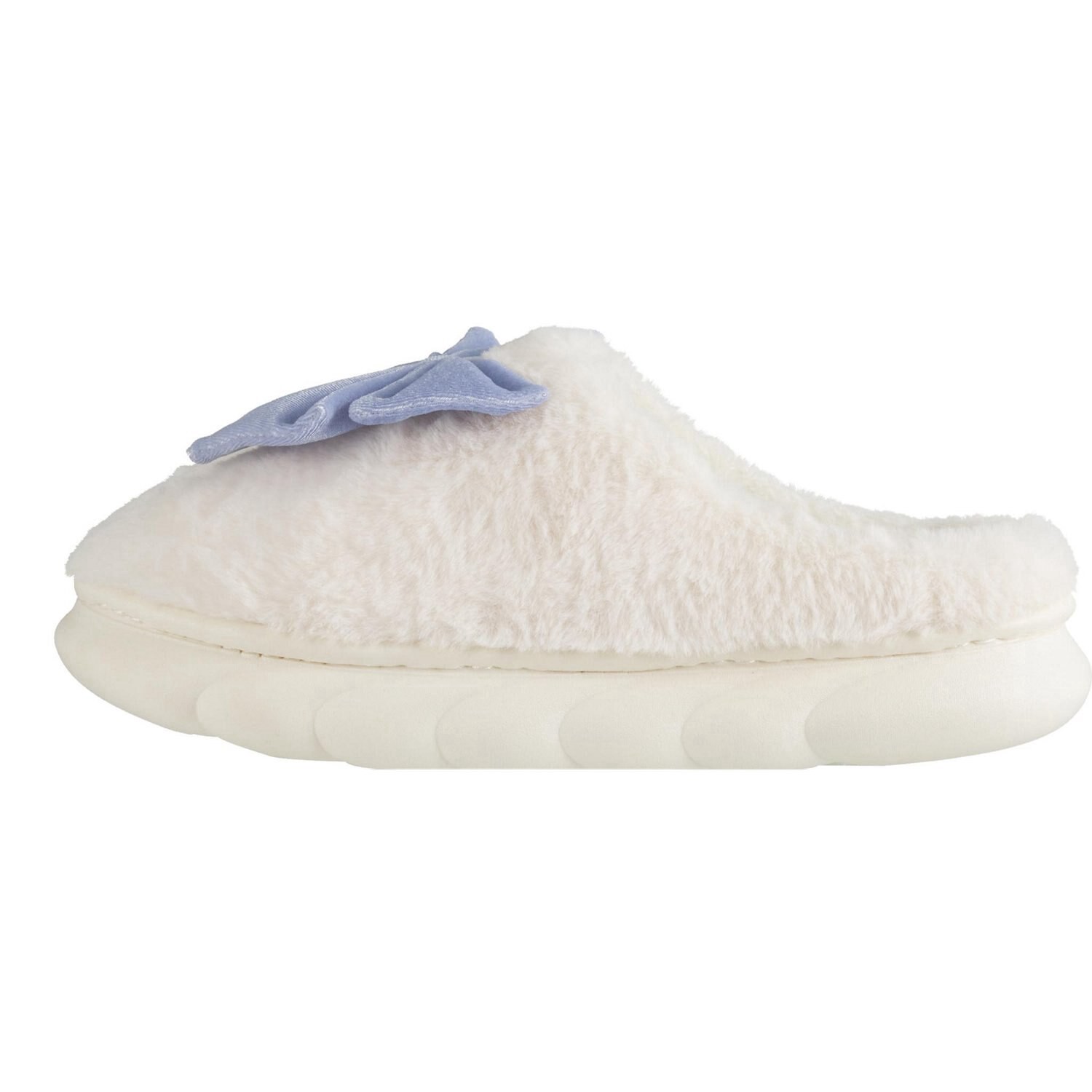 slide 3 of 4, Wayland Square Lilac Bow Slippers, Assorted Sizes, 1 ct