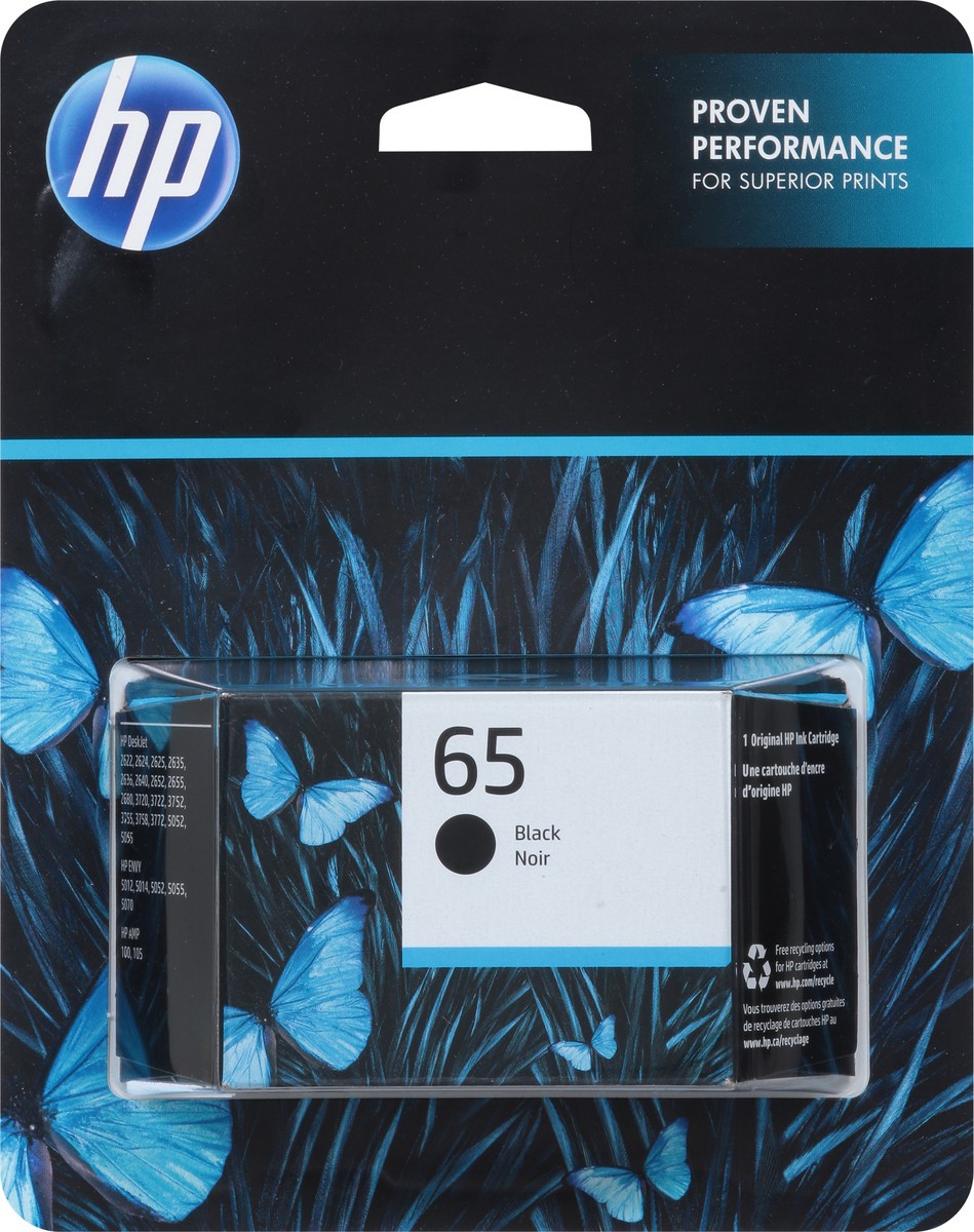 slide 4 of 13, HP 65 Black Ink Cartridge 1 ea, 1 ct