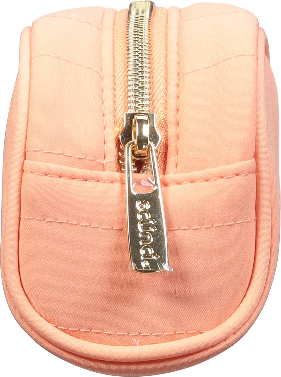 slide 7 of 9, scünci Coral Quilt Pencil Case, 1 ct