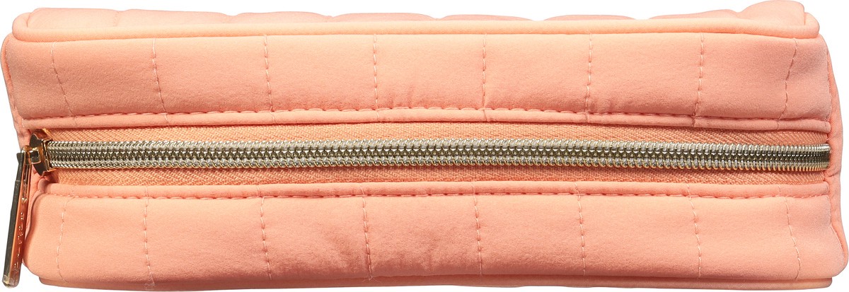 slide 9 of 9, scünci Coral Quilt Pencil Case, 1 ct
