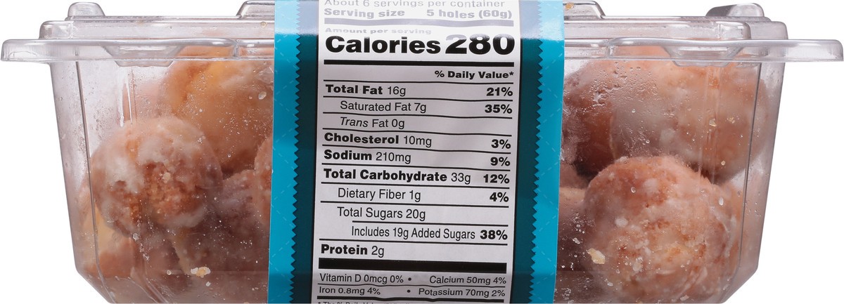 slide 10 of 13, First Street Old Fashioned Donut Holes, 14 oz