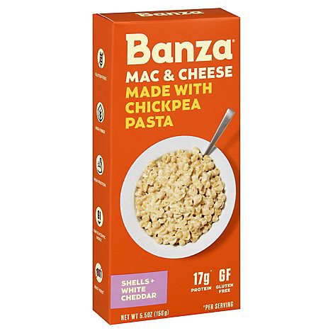 slide 1 of 1, Banza Pasta Shells W/ Cheddar - 5.5 Oz, 5.5 oz