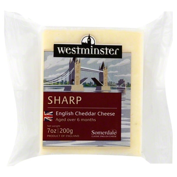 slide 1 of 1, Somerdale Westminster English Cheddar Cheese - Sharp, 7 oz