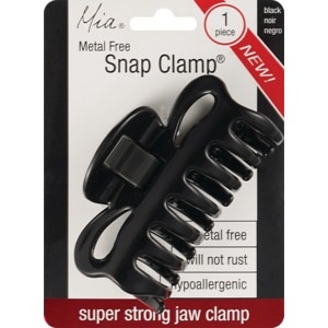 slide 1 of 1, Mia Beauty Snap Clamps, 2 ct