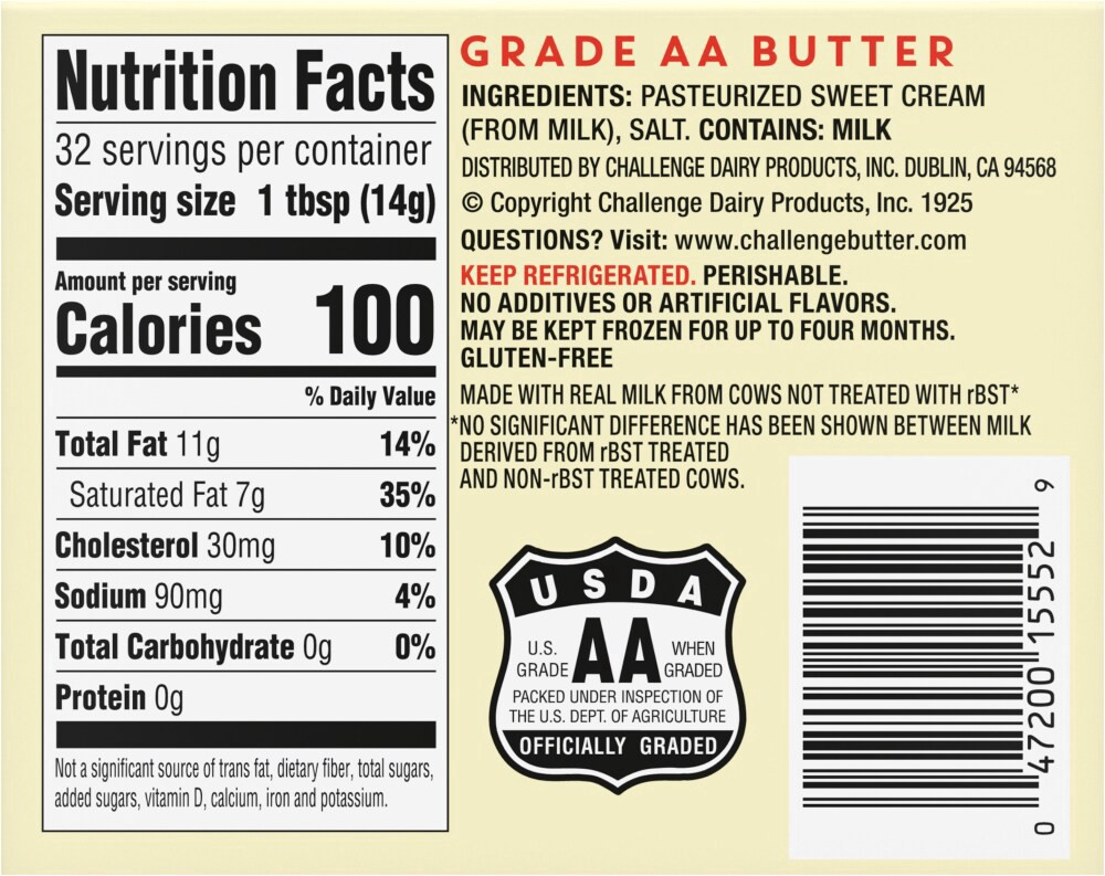slide 4 of 4, Challenge® Salted Butter Cubes, 8 ct; 16 oz