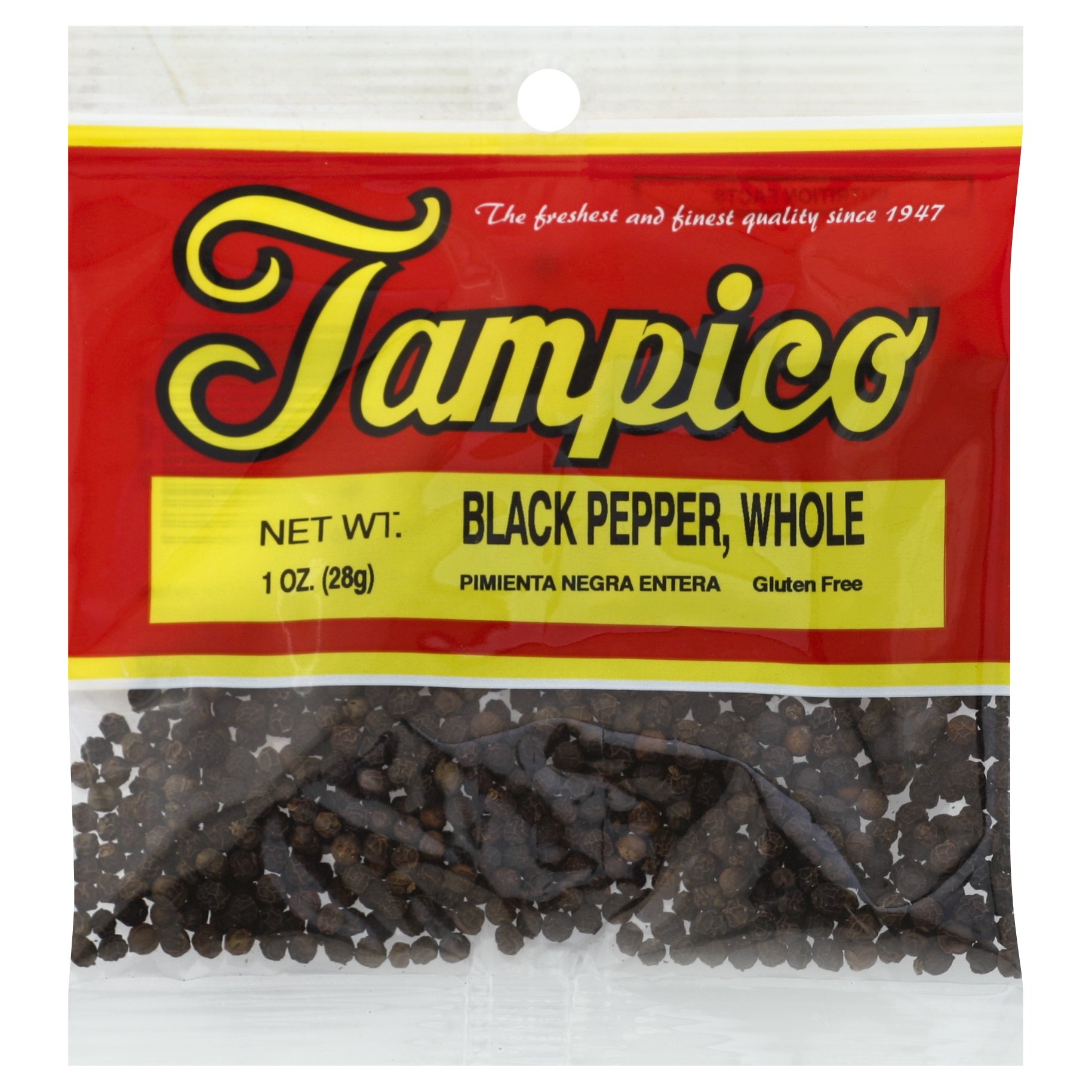 slide 1 of 1, Tampico Black Pepper Whole, 1 oz