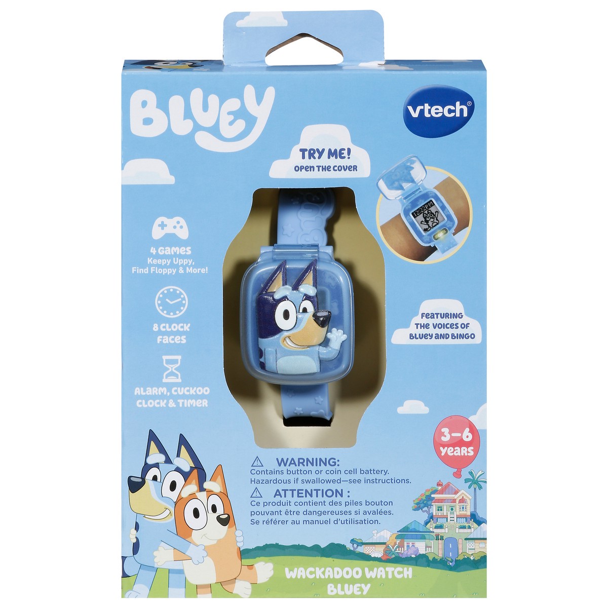 slide 1 of 13, Bluey Wackadoo Watch 1 ea, 1 ct