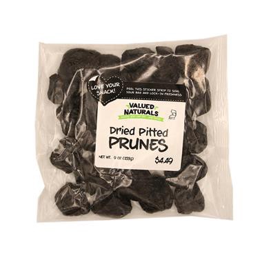 slide 1 of 1, Valued Naturals Dried Pitted Prunes, 9 oz