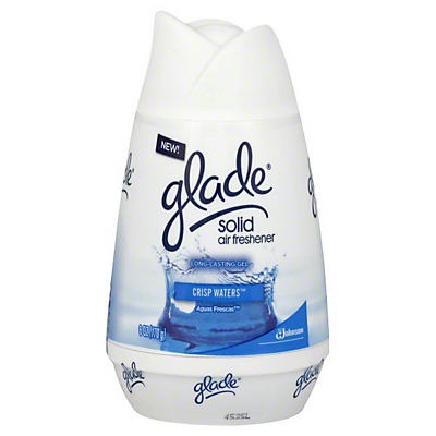 slide 1 of 1, Glade Solid Air Freshener, Crisp Waters, 6 oz