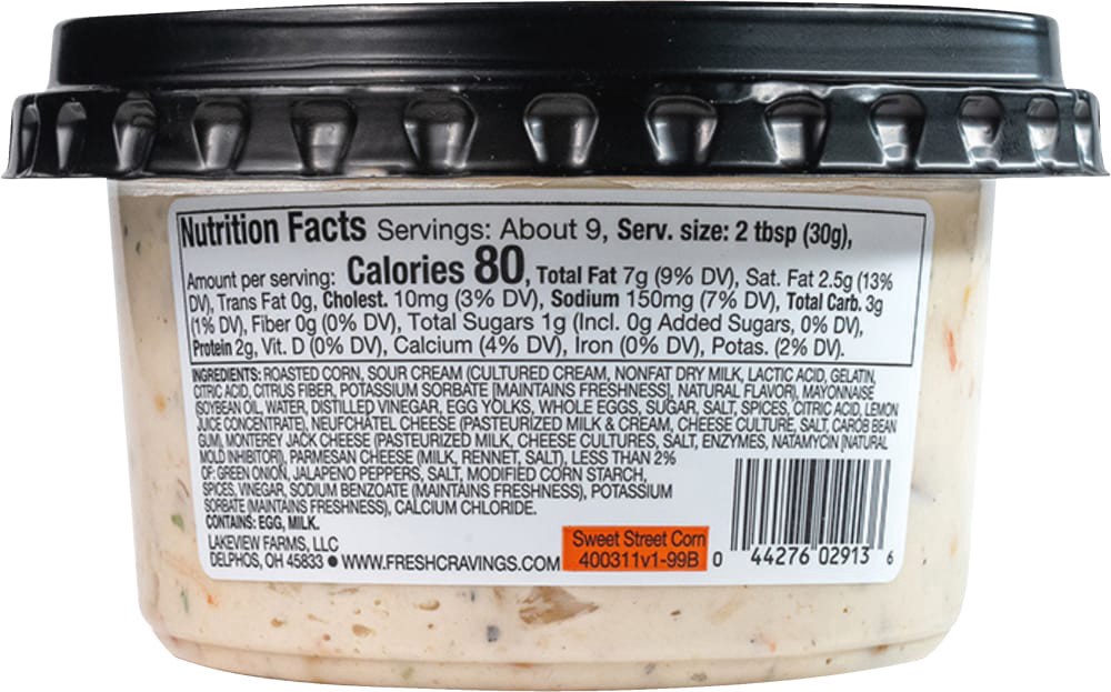 slide 3 of 5, Fresh Cravings® Sweet Street Corn Dip & Spread, 10 oz