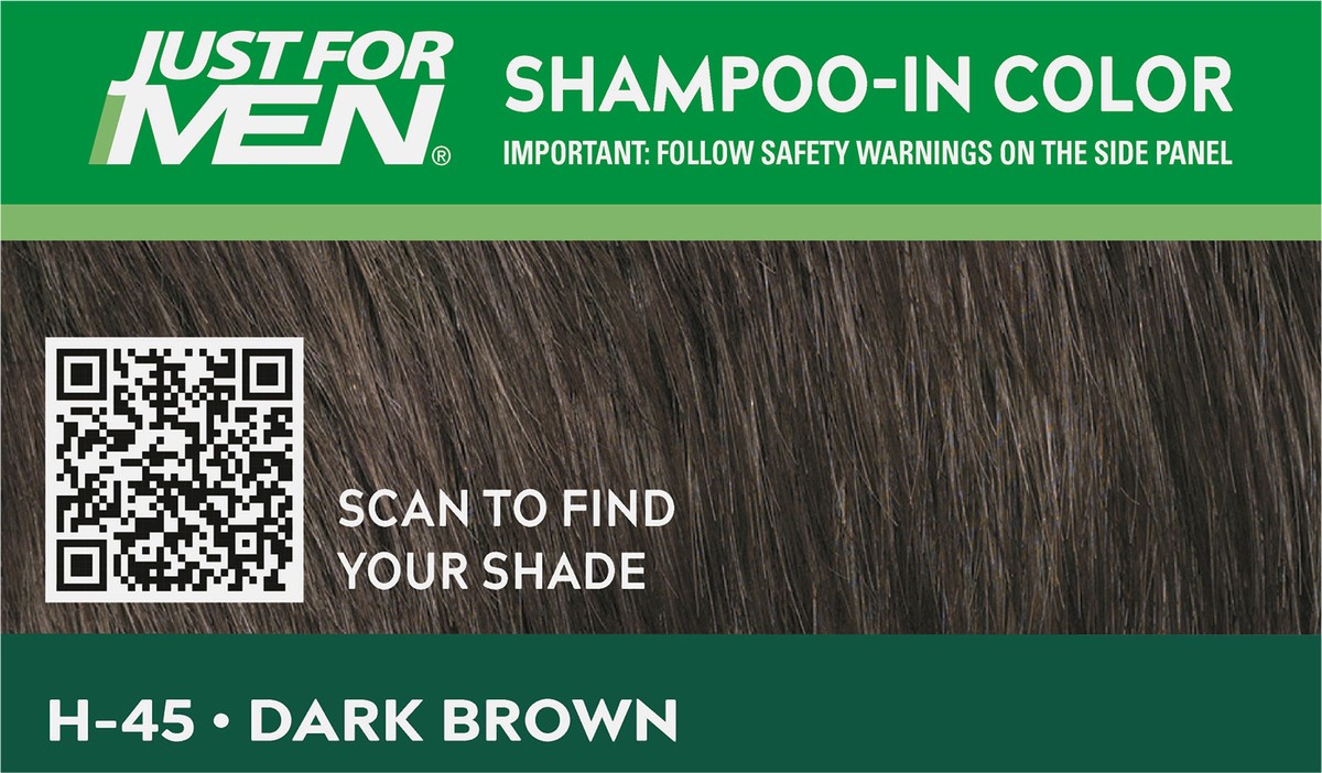 slide 7 of 7, Just For Men Brown/Black Mens Hair Coloring, 1 ct