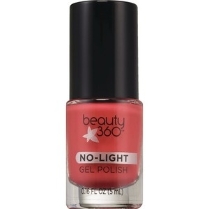 slide 1 of 1, Beauty 360 No Light Gel Polish, Salmon, 0.16 oz