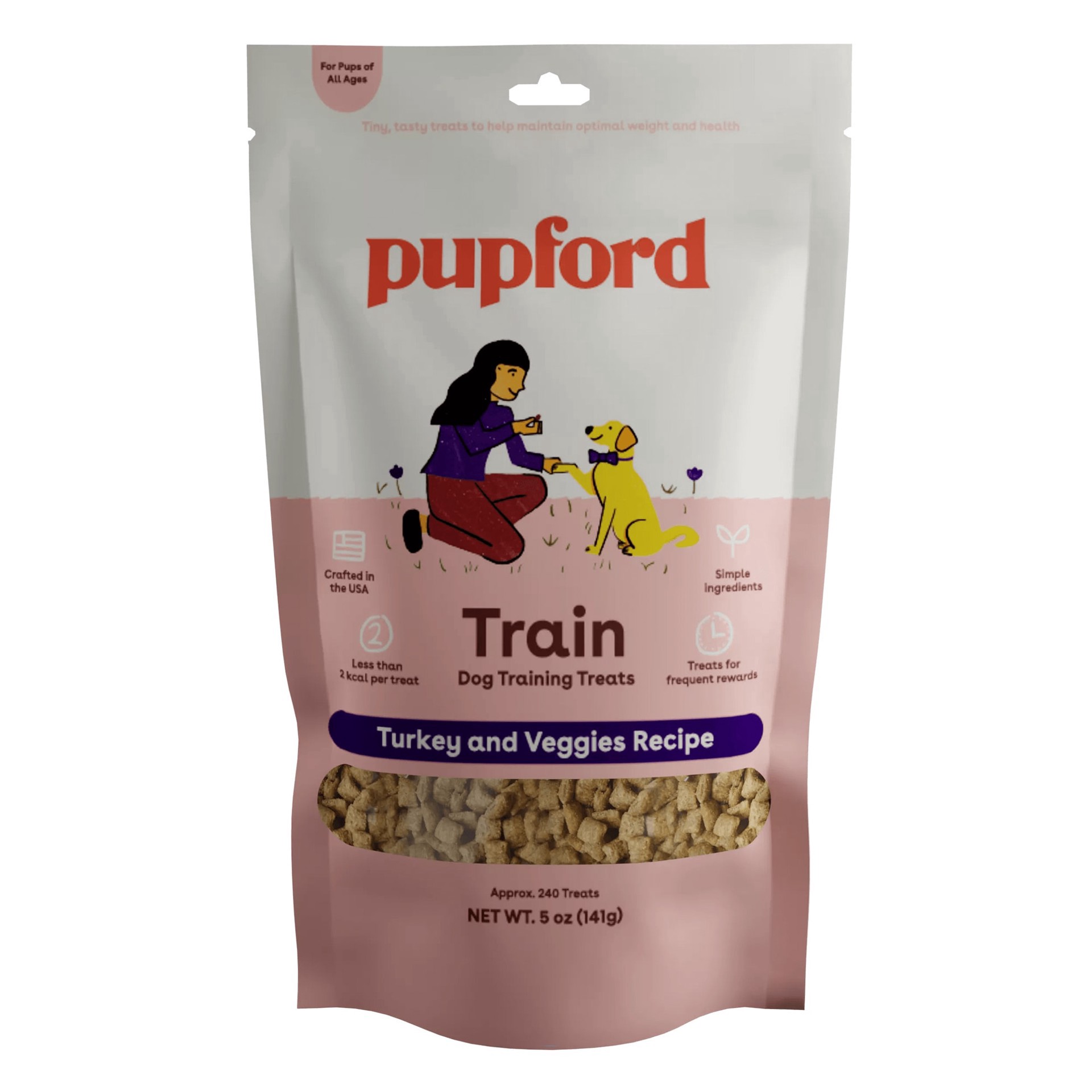 slide 1 of 1, Pupford Freeze Dried Turkey and Veggies Dog Training Treats, 5 oz., 1 ct