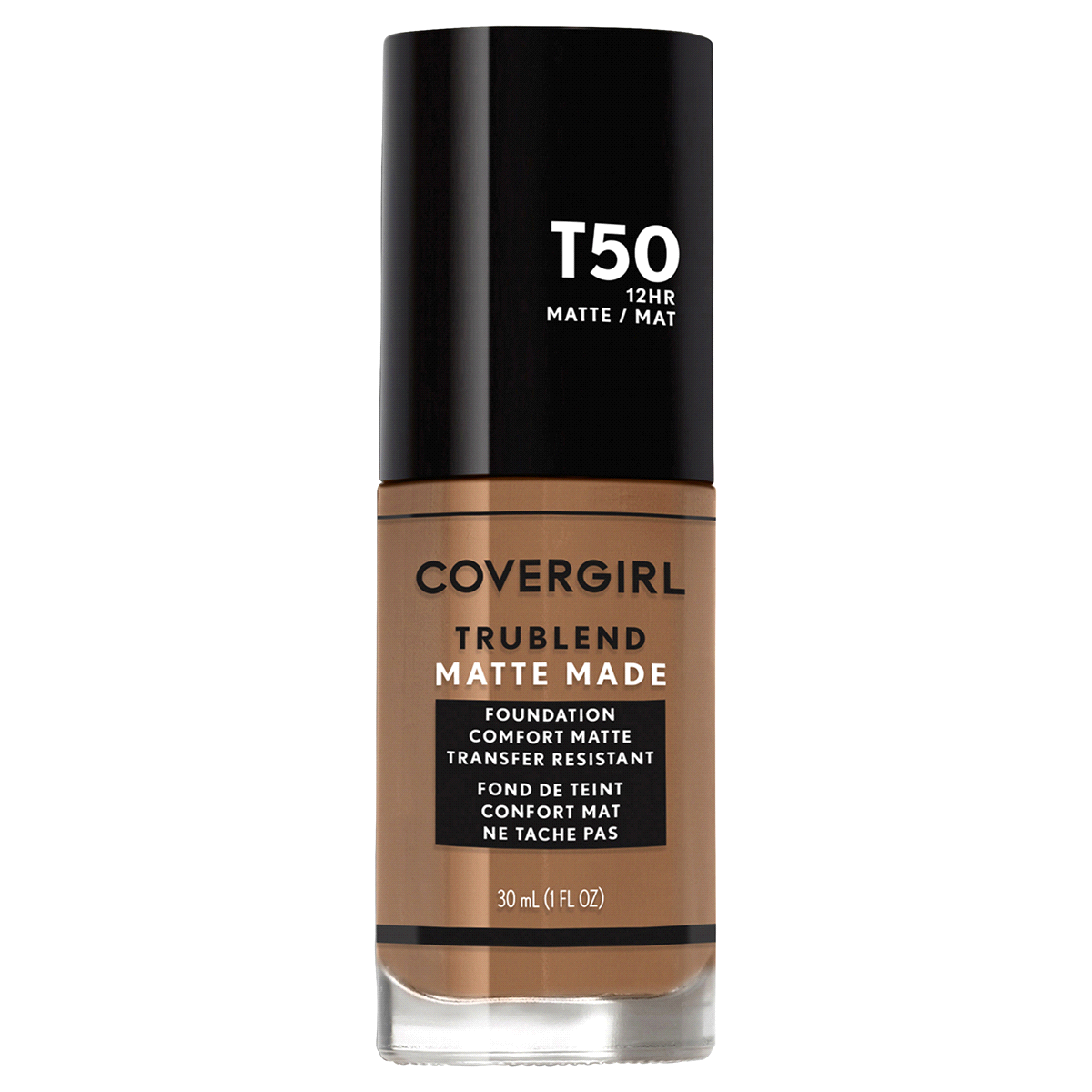 slide 1 of 1, Covergirl TruBlend Matte Made Liquid Foundation, Natural Tan, 1.014 oz