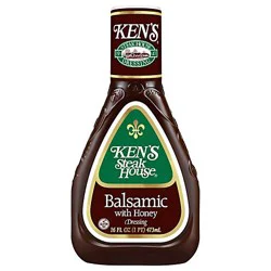 Kens Steak House Dressing Balsamic With Honey - 16 Fl. Oz.