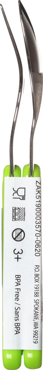 slide 10 of 11, Zak! Designs Stainless Spoon & Fork 1 ea, 1 ct