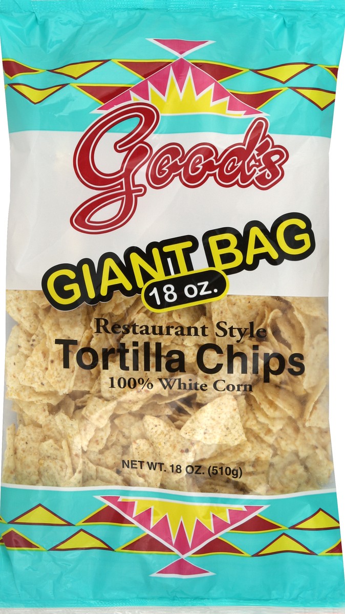 slide 2 of 5, Good's Restaurant Style Tortilla Chips, 18 oz