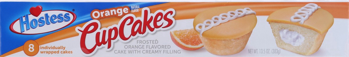 slide 11 of 15, HOSTESS Orange Flavored Cupcakes, 8 ct; 13.5 oz