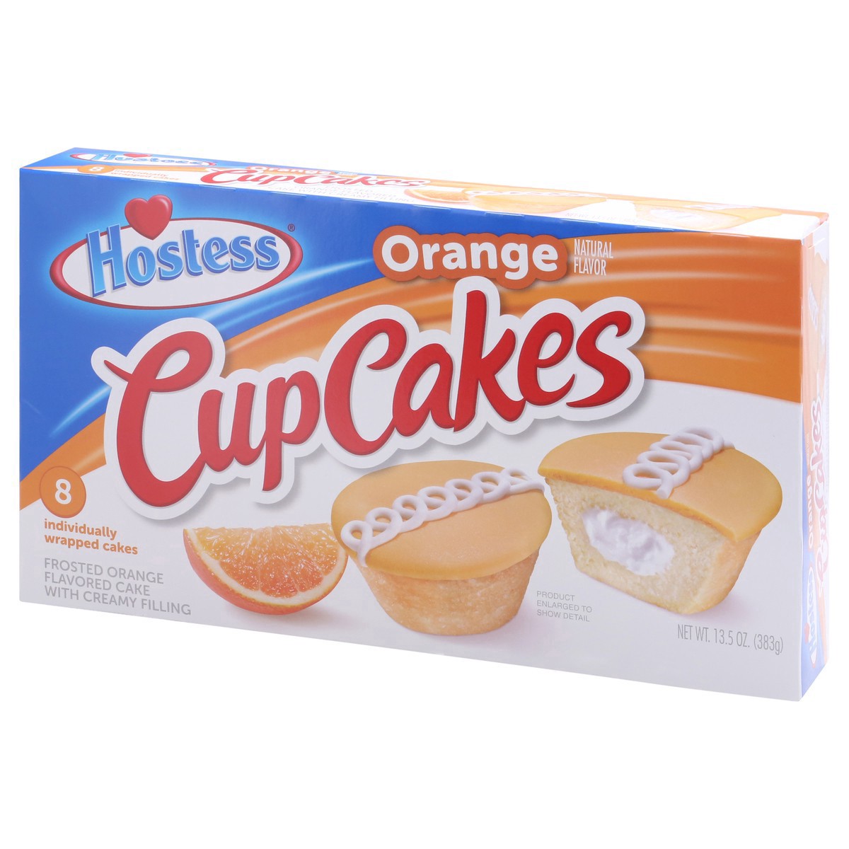 slide 4 of 15, HOSTESS Orange Flavored Cupcakes, 8 ct; 13.5 oz