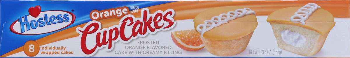 slide 5 of 15, HOSTESS Orange Flavored Cupcakes, 8 ct; 13.5 oz