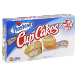 Hostess Orange Frosted Cup Cakes With Creamy Filling