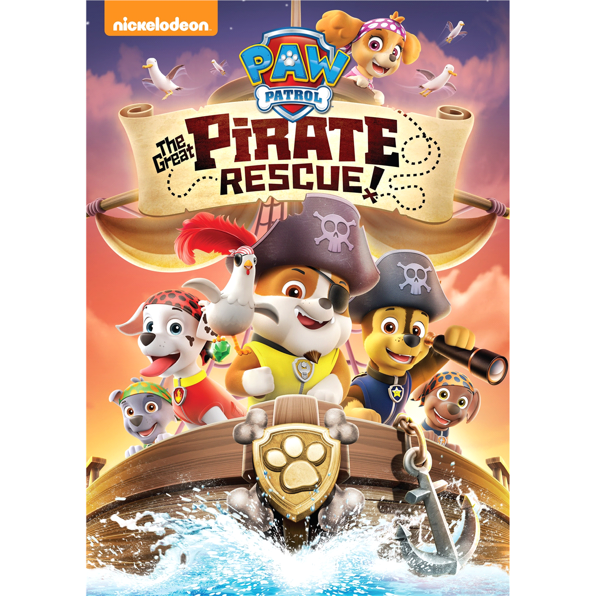 slide 1 of 1, PAW Patrol: The Great Pirate Rescue! (DVD), 1 ct