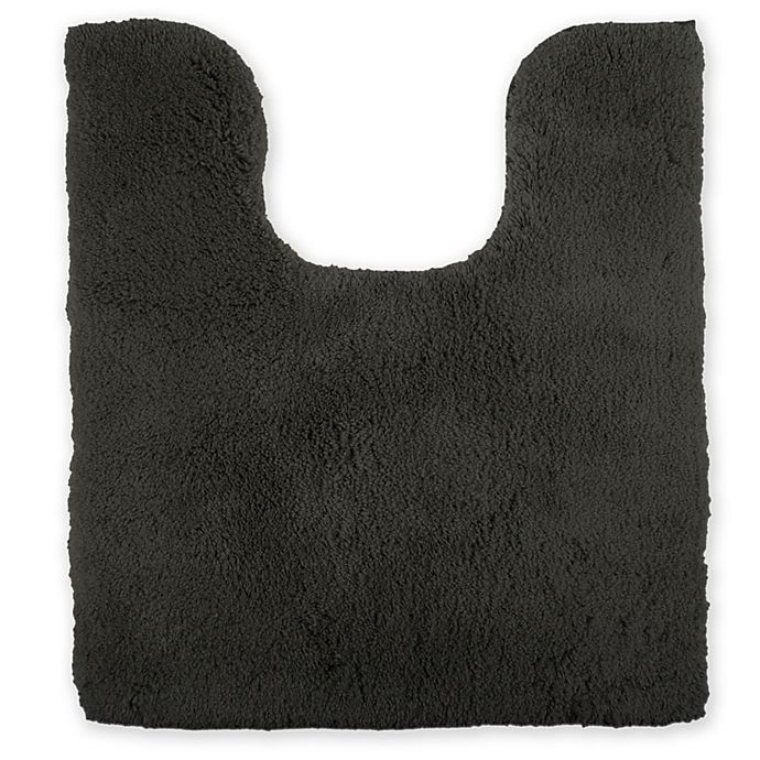 slide 1 of 1, Wamsutta Ultra Soft Contour Bath Rug - Charcoal, 1 ct