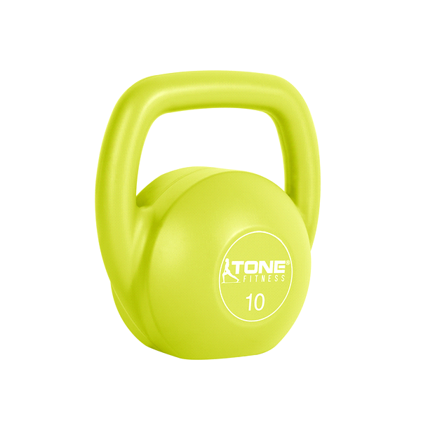 slide 3 of 13, Tone Fitness Vinyl Coated Cement Filled Kettlebell Weights, 1 ct