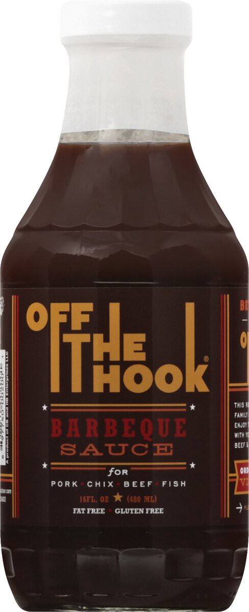 slide 3 of 6, Off the Hook Barbeque Sauce 16 oz, 16 oz