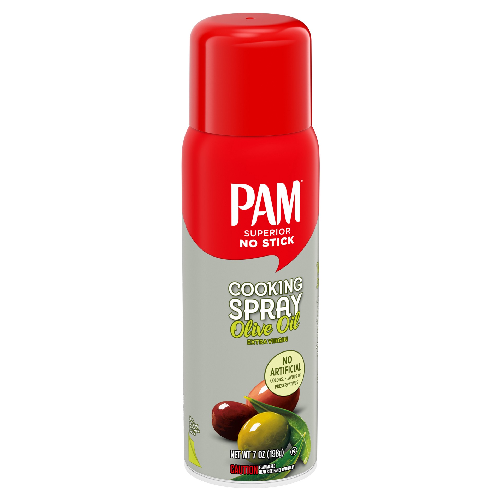 slide 5 of 5, Pam Extra Virigin Olive Oil Cooking Spray 7 oz, 7 oz