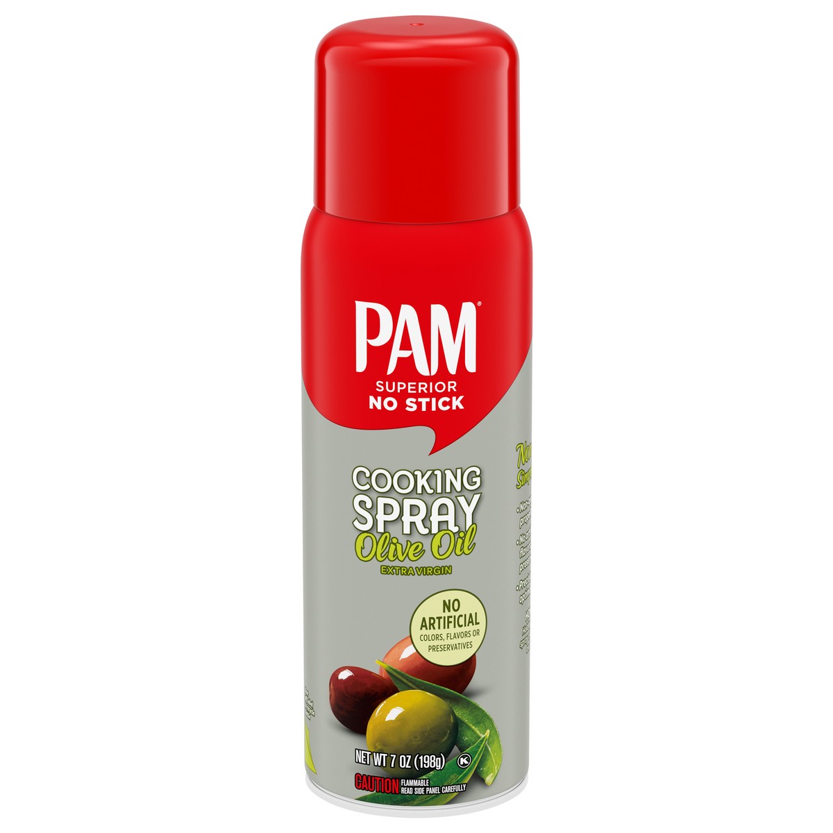 slide 1 of 5, Pam Extra Virigin Olive Oil Cooking Spray 7 oz, 7 oz