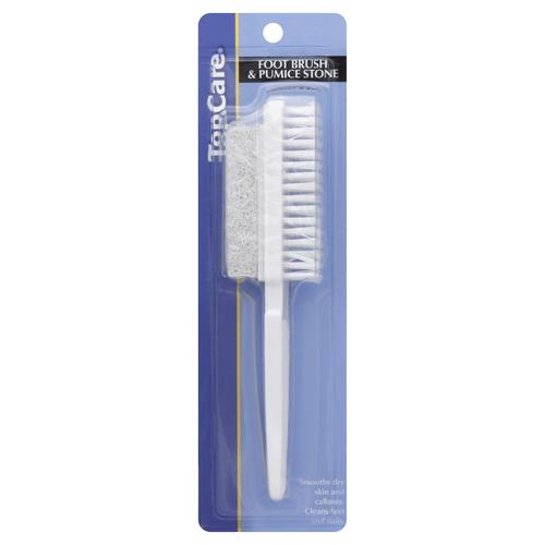 slide 1 of 1, TopCare Beauty Foot Brush & Pumice Stone 1 ea, 1 ct