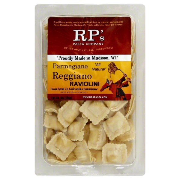 slide 1 of 1, RP's Pasta Company Ravioli Reggiano, 9 oz