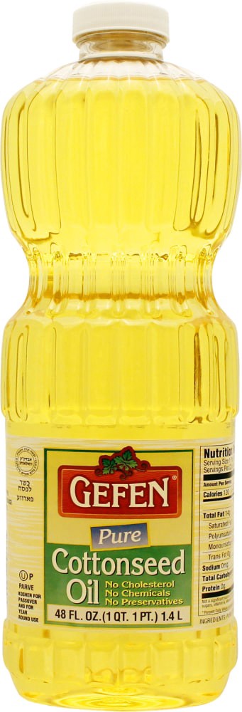 slide 1 of 1, Gefen Pure Cottonseed Oil - Kosher For Passover, 48 oz
