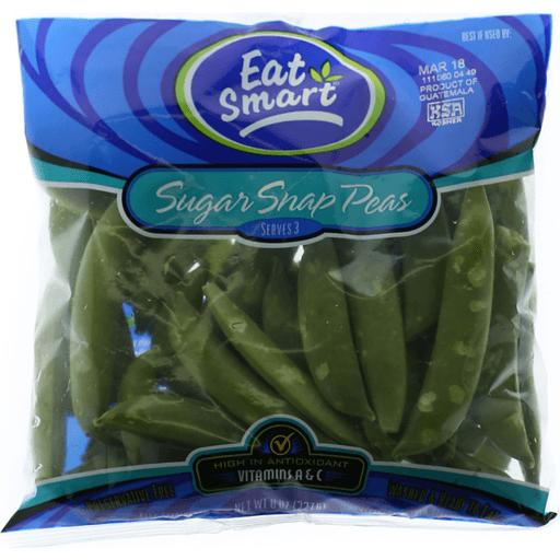 slide 1 of 1, Eat Smart Sugary Snap Peas, 8 oz
