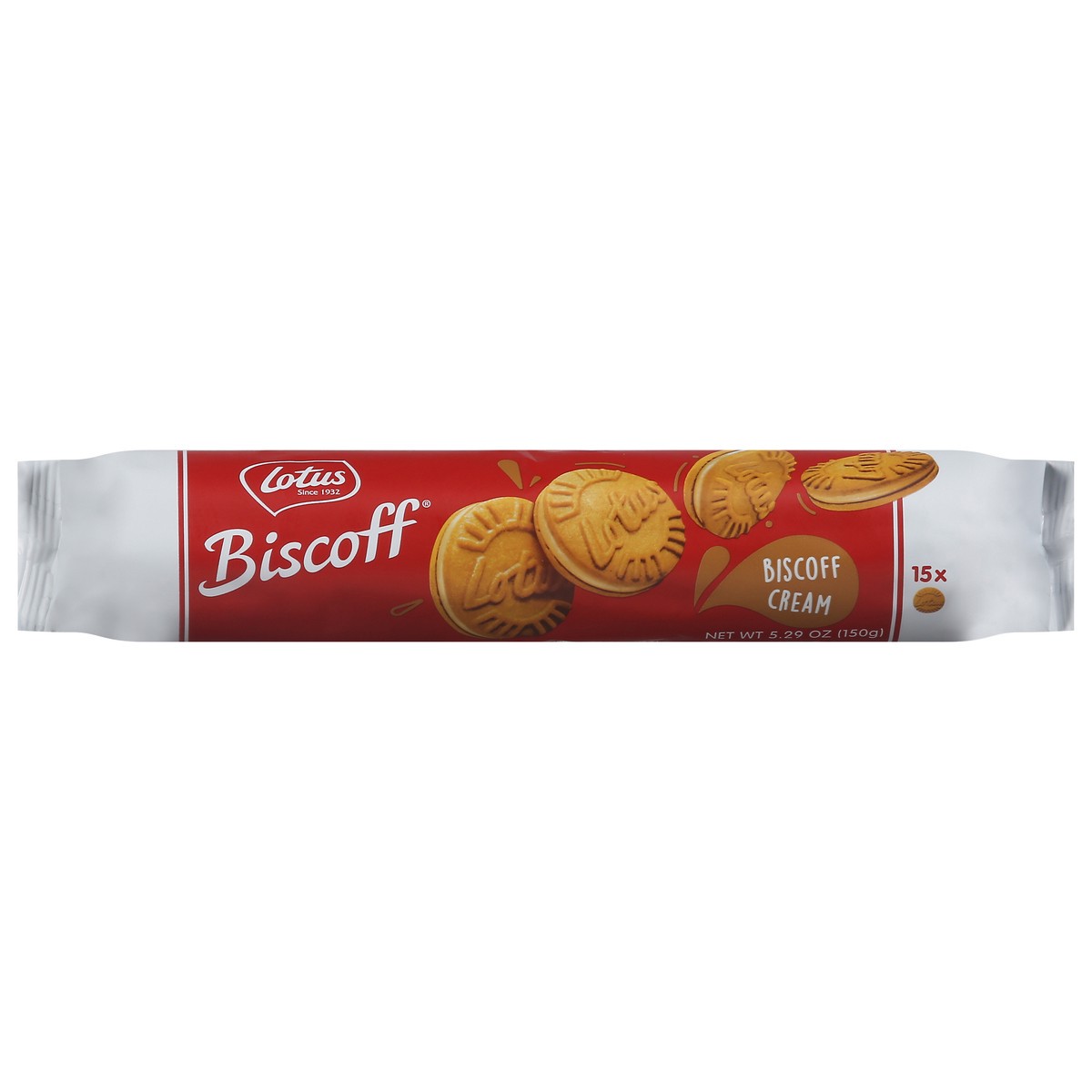 slide 12 of 14, Biscoff Sandwich Cookies, 15 ct